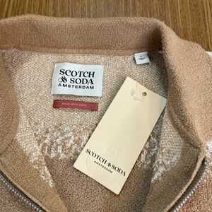 Scotch & Soda Tan Knit Sweater